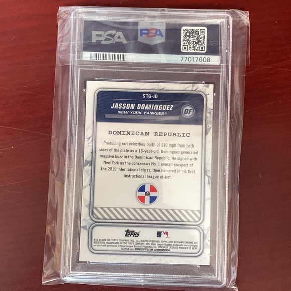 Jasson Dominguez Rookie card - Picture 2 of 2